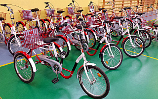 Wypożyczalnia rowerów rehabilitacyjnych w Gołdapi. Ze sprzętu mogą korzystać i małe dzieci, i dorośli